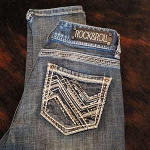 Rock & Roll cowgirl mid-rise skinny